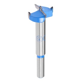 uxcell Forstner Drill Bits 26mm, Tungsten Carbide Wood Hole Saw Auger Opener, Woodworking Hinge Hole Drilling Boring Bit Cutter (Blue, Gray)