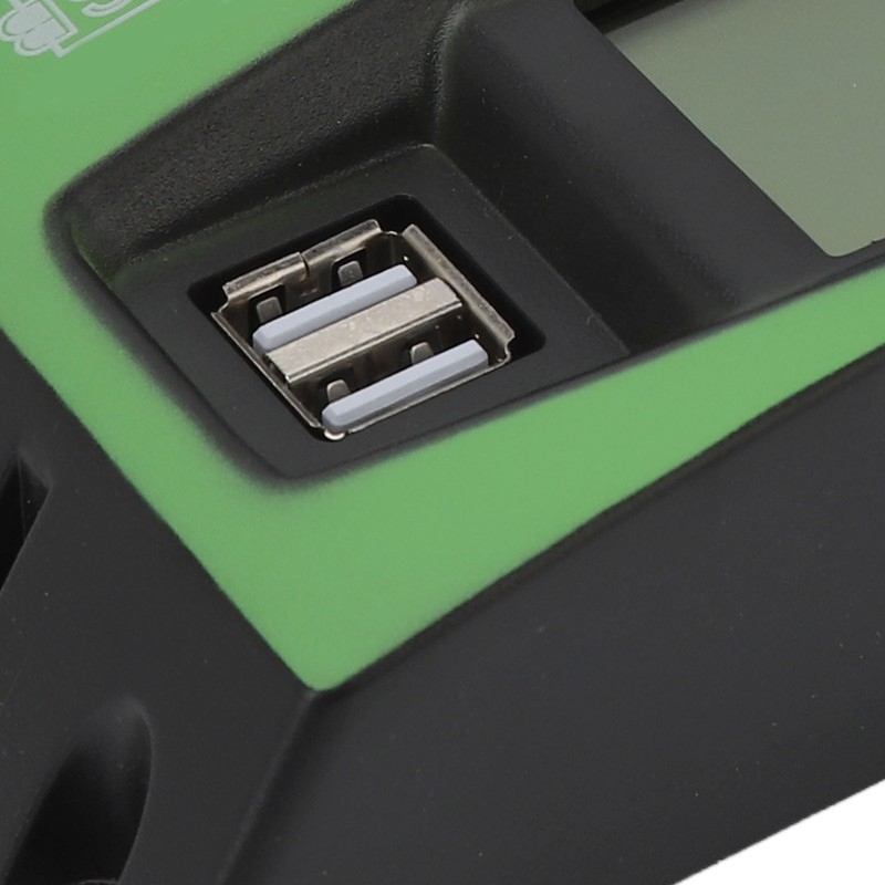 MPPT Solar Panel Controller with Dual USB Ports LCD Display