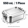 Stainless Steel Lunch Box for Meals & Snacks – Locking
