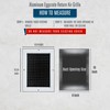 Fits 8x10 and 10x8 Duct Opening | Aluminum Eggcrate Return