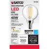 Satco 4 Watt LED E12 Light Bulbs, 3000K, 15000 Hour
