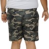 D555 Mens Kody Big Tall All Over Print Swim Shorts