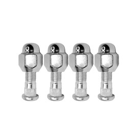 Mysttoo M12x1.5 Chrome Wheel Lug Stud Nut Set Compatible with Hyundai Sonata Elantra Tucson Santa Fe Genesis Sorento Veloster Kia Accent Sedona Forte Optima Sportage Rio Soul (8PCS)