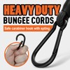 Adjustable Bungee Cords with Hooks, 48in, 6 Pack – Super