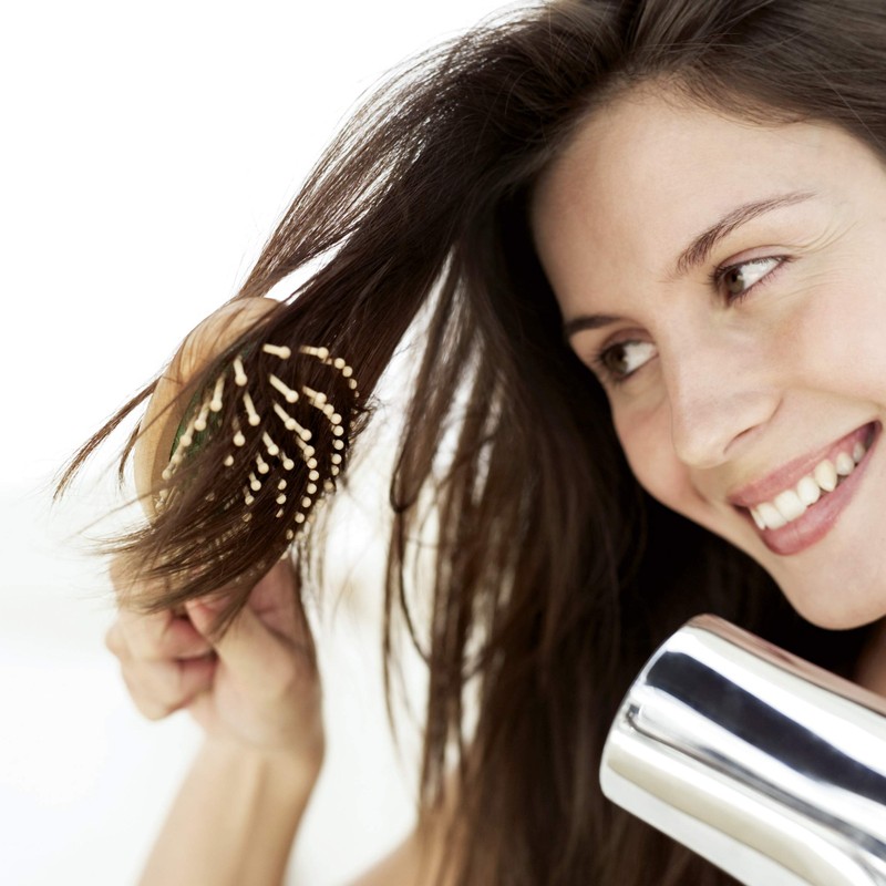 TEK TEKDUAL-OGN Dual Hair Brush (Boar Hair & Wood Pin)