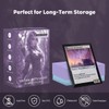 Orchid Violet MTG Card Sleeves, Hypttior Dual Matte Textured 100