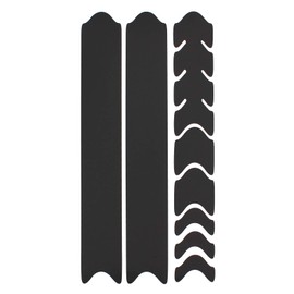 AlphaShield Bicycle Frame Protector, Chain Stays Protection Film Sticker Frame Protection Carbon MTB BMX Paint Protection Film K099 (Matt Black)