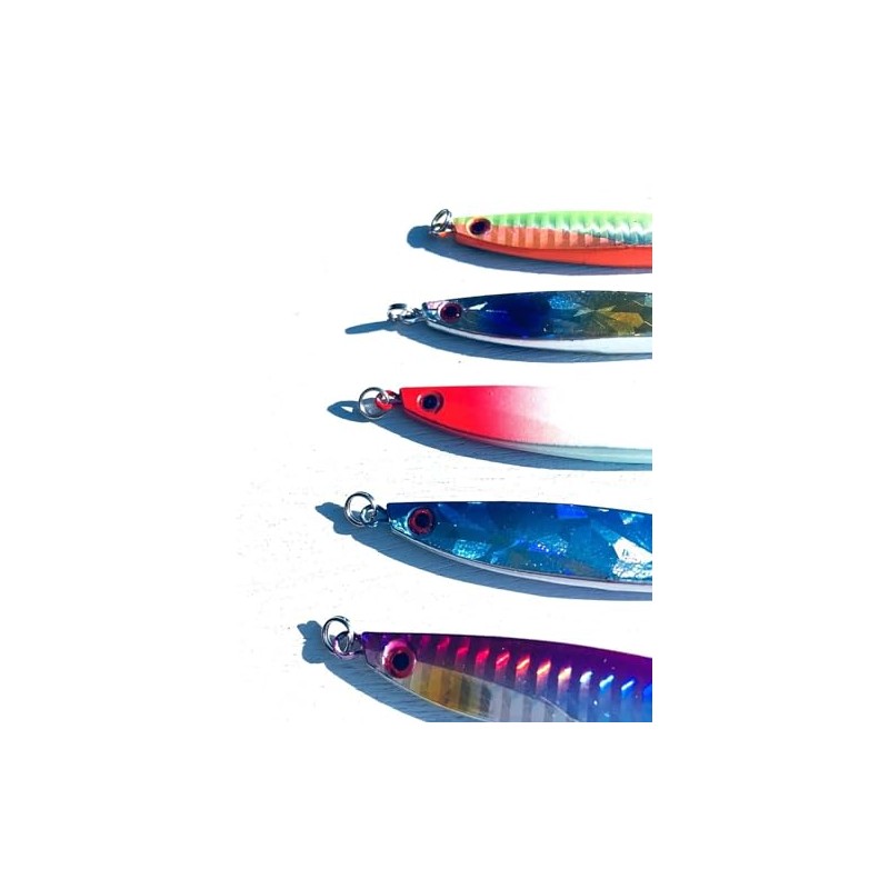 5 x 30g Fishing Lures Metal Slice Micro Jigs Lead