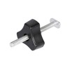 MOUMOUTEN T Nut Rail, T-Nut Clamp Woodworking Tool, Black