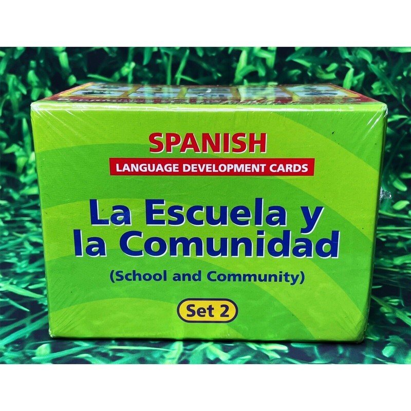 GeoSafari Smart Talk Electronic Learning Game Spanish Development Cards Set