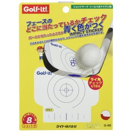 LITE G-99 Shotmark Shotmark for Irons with Soles, Contents: 8 shots, Quantity: 30