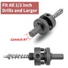 Hordion 180mm 7.1 inch Hole Saw with Drill Bits &