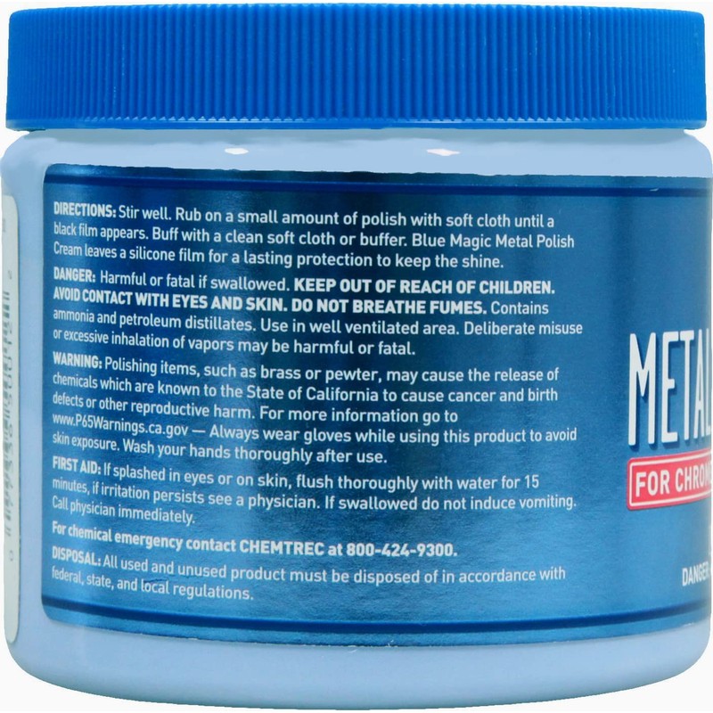 Blue Magic 500-06 Metal Polish Cream - 19 3/8 oz.