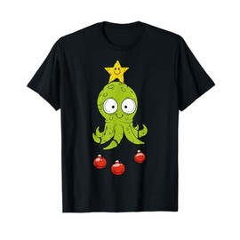 Cartoon Octopus Character With Fun Designations For Kids T-Shirt