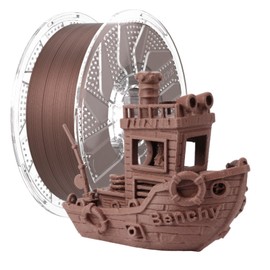 Chitu Systems Wood PLA Filament, 3D Printer PLA 1.75mm Walnut Wood Filament 1KG/2.2lb