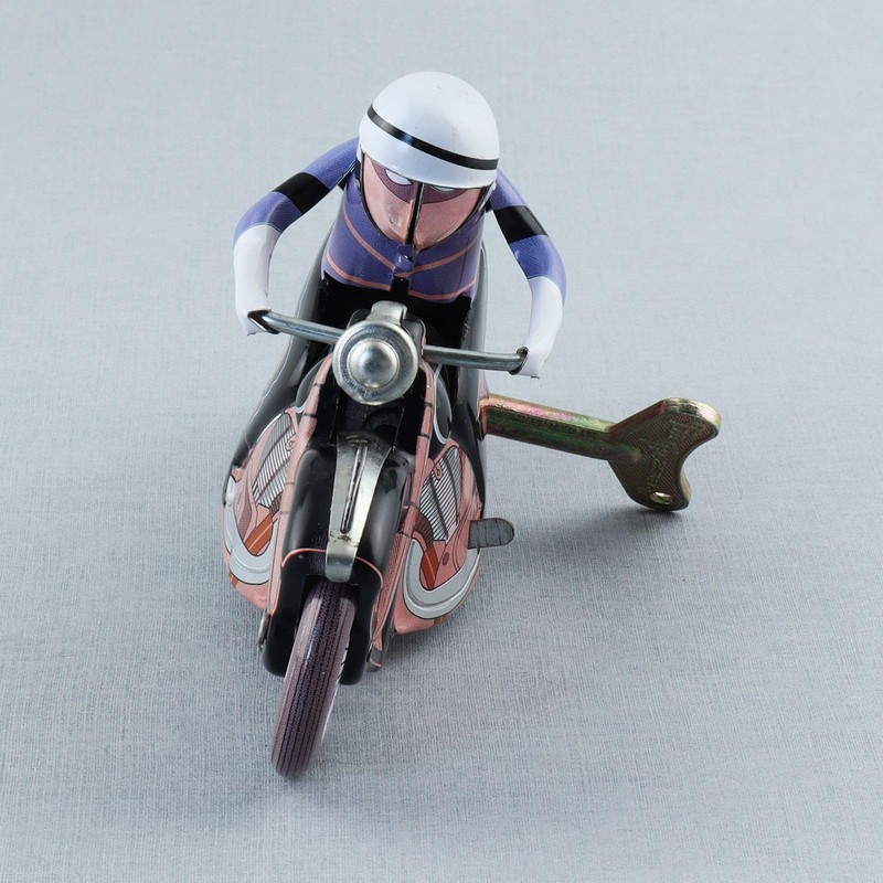 Superfreak Tin Toy Racing Motorcycle