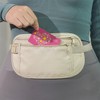 LeTradeJP Anti-Theft Bag, Waist Bag, Invisible Thin, Passport Bag, Anti-theft