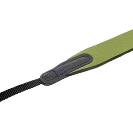 OP/TECH USA E-Z Comfort Neoprene Neck Strap - Lightweight, Padded, Adjustable Strap for DSLR, Mirrorless & Binoculars (Olive Green) - Made in USA