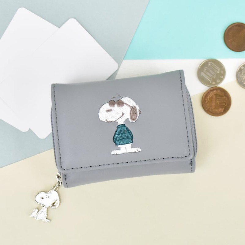 Marimo Craft snoopy 9061 Wallet, gray (SPZ-3872)
