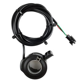 BEISGUANGS Electric Bike Accessories WUXING 130X Thumb Throttle, Suitable for 12V24V36V48V52V60V72V, 3 pin SM Plug ebike kit Left and Right Hand accelerators.