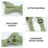 IDNVFY Pack of 2 Cotton Bow Tie, Adjustable Bow Tie,