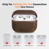 Bouixel Genuine Leather Case for AirPods Pro 3rd Generation Case