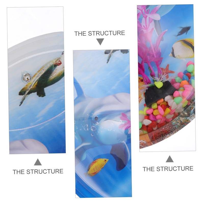BESPORTBLE DIY Micro Landscape Acrylic Ball Cover for Fish Tank