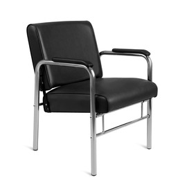 Minerva Alluvia Premium Auto Recline Stainless Steel Shampoo Chair in Black