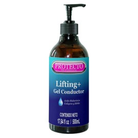 Protecto Gel Conductor Efecto Lifting Facial y Corporal para Corriente Galvánica con Ácido Hialurónico y Colágeno
