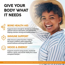 Vitamin D3 K2 - Vitamin D3 10000 iu & K2 as MK-7 120 mcg - Immune & Mood Support, for Bone & Teeth Health - with Magnesium, Zinc & Vitamin C & B12 - Highly Bioavailable - Made in USA, 120 Capsules