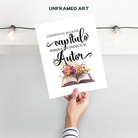 Mexican Art, Christian Wall Art en Espanol - Decoracion de Pared, Arte de Pared Cristiano, Decoracion Para Mujer, Spanish Decor, Regalos Para Mujer - Religious Inspirational Wall Decor - Bible Quotes