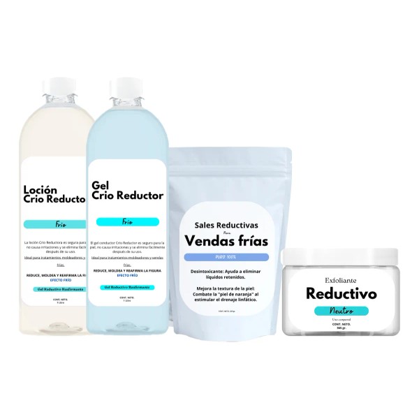 Kit Reductivo Para Vendas Frías Sales Gel Crio, Loción Crio