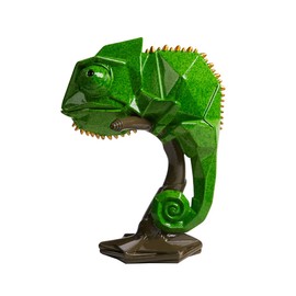 NENBOLEC Modern Sculpture Decor Animal Figurine Lizard Statue Home Gifts Table Centerpiece Crafts Polyresin Arts Green 9.0 inch