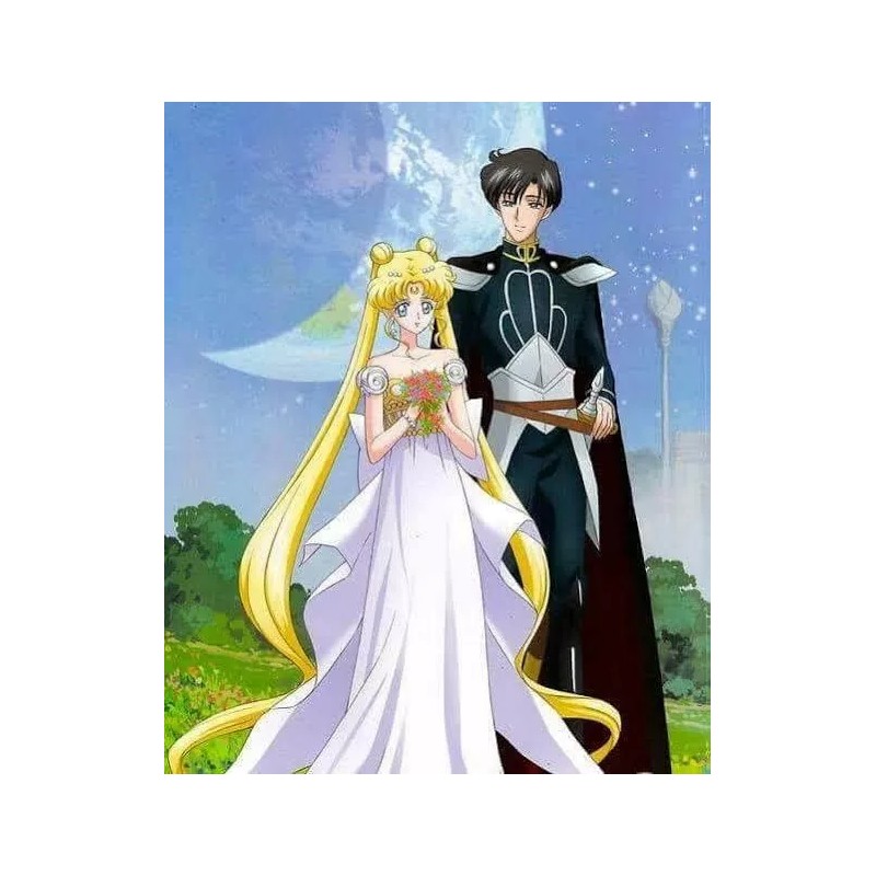 Dtup Anillo Corazón Rosa Sailor Moon Mamoru To Usagi Angel