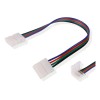 10pc Cable Conector Junta De Unir Tiras Led Unicolor Spi