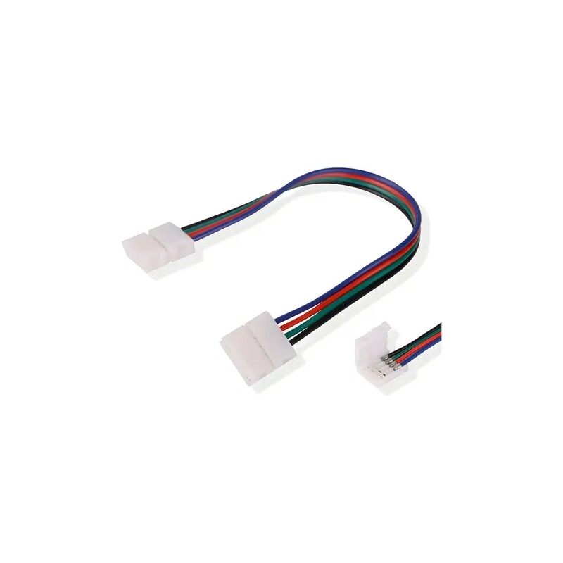 10pc Cable Conector Junta De Unir Tiras Led Unicolor Spi