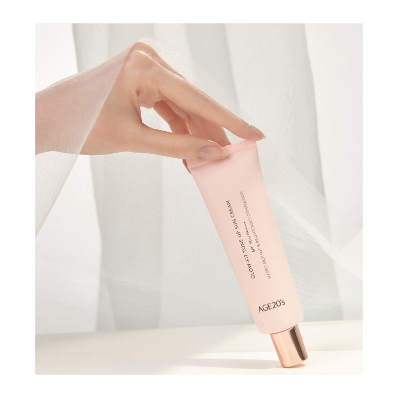 Age 20's Glow Fit Tone-Up Sun Cream SPF50+ PA++++, 50ml,