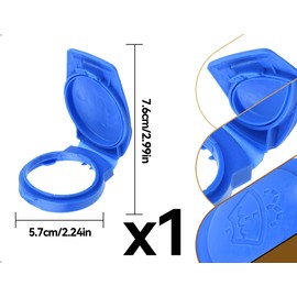Emezddo Windscreen Washer Container Cover, Windscreen Wiper Water Reservoir Cover, Compatible with Volkswagen Car 3Q0955455