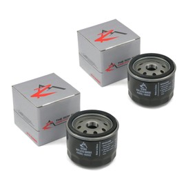 The ROP Shop | Set of 2 Lawn Mower Oil Filters for Rotary 12861, New Holland 1205001, 492932