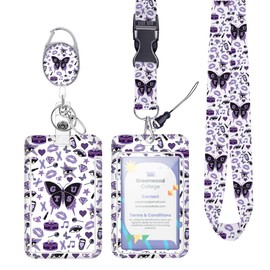 Singer Album Inspired Gifts for Women Girls, ID Badge Holder with Lanyard, Retractable ID Badge Card Holders Detachable Neck Lanyard Strap with Badge Reel and Vertical ID Holder, Concert Merchandise