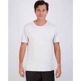 Real Essentials - Pack of 5 Men’s Active Quick Dry Fit Crew Neck T-Shirts Athletic Gym Workout Short Sleeve Tee Tops Camisas para Hombres Summer - Medium - Set 9