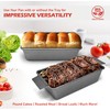 PERLLI Meat Loaf Pan with Drip Tray – 2 Pc.