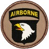 101st Airborne Screaming Eagle Patrol Patch - 2" Diameter Round