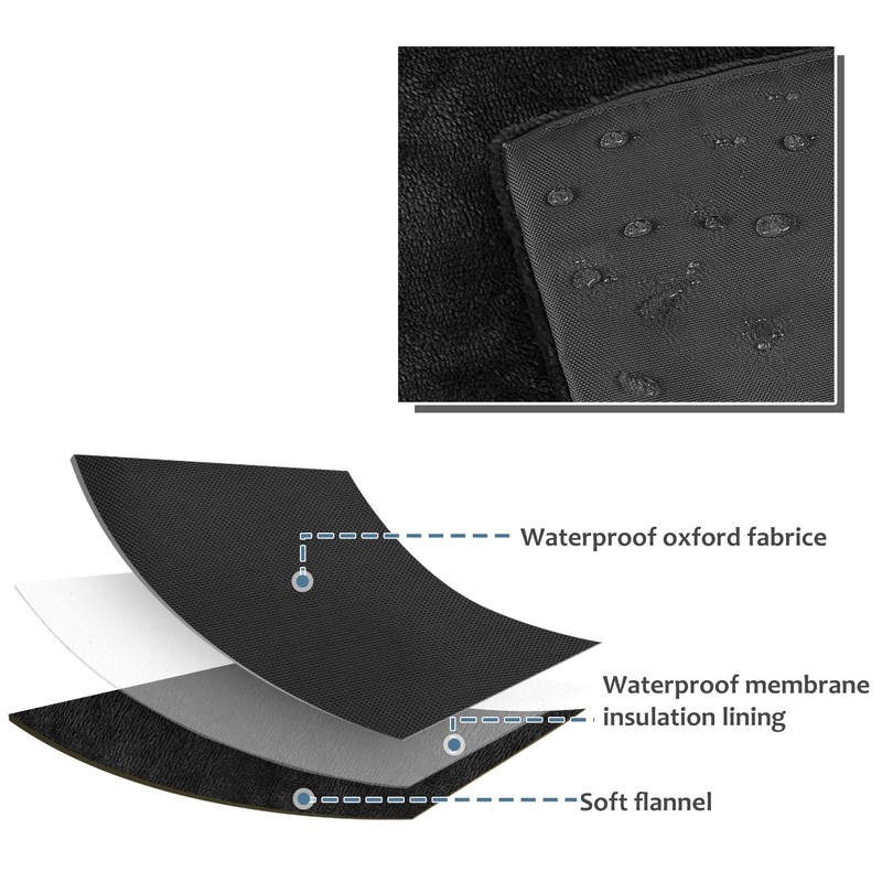Waterproof Portable Dog Settle Mat, 127 x 70 CM Foldable