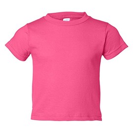 RABBIT SKINS Toddler Jersey T-Shirt, Raspberry Sorbet, 4T