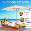 FainFun Inflatable Beach Sofa, 230 x 70 cm Couch Sofa,
