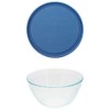 Pyrex (1 7402 6-Cup/1.5L Sculpted Glass Mixing Bowl and (1)