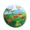 74CM Sticky Ball Board Foldable Dart Board with Remote Control