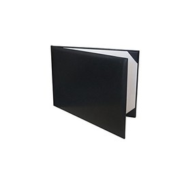 Diploma Cover Holoder Smooth 7x9 Certificate Cover Grad Days Black