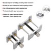 2pcs Adjustable Watch Case Holder, Steel Watch Movement Holder Base,
